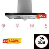 Rinnai 1200m3/hr 3 Speeds Chimney Hood with LED Touch Sensor Control - RH-C1319-SSW RH-C1319