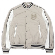 MONCLER DETIAN GIUBBOTTO 2022-2023秋冬款羊皮棒球羽絨服，米色/白色，3碼，正品，男款，成色極佳。