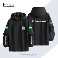Kawasaki Kawasaki Motorcycle Jacket Heavy Motorcycle Lovers Cycling Jersey 4D High-Definition Printe