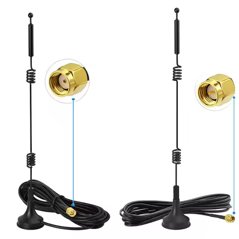 2.4GHz 5GHz 5.8GHz 9dBi WiFi Magnetic Base RP-SMA SMA Male Antenna for WiFi Router Wireless Network 