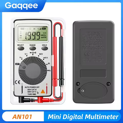 AN101 Mini Digital Voltmeter Multimeter With Alarm buzzer ANENG 4000 Counts Voltage Current Tester M