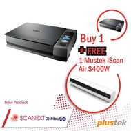 PDF Book Scanner OCR Digitise A4 Document Photo Flatbed Plustek OpticBook 3800L + FREE Rechargeable 
