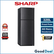 Sharp SJ327MDS 320L 2 Doors Refrigerator Peti Sejuk Fridge