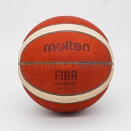 ลูกบาส ลูกบาสเกตบอล Molten BG5000 size7 official game ball หนังแท้ ของแท้ มี มอก. Authentic 100% แถม