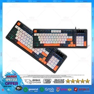 TOMBOL Rexus K98M V2 Full Function Gaming Keyboard with 98 RGB LED Membrane Buttons for Work & Gamin