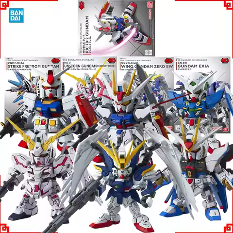 Bandai Gundam Model Kit SDEX Strike Freedom Unicorn Destroy Wing Zero EW Exia Aile Strike RX-78-2 Gu