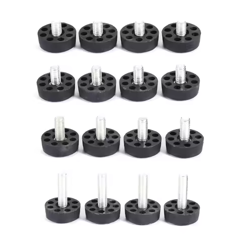 4 Pcs M8x10/14/18/28mm Thread Adjustable Table Foot Table Desk Furniture Leg Screw Levelling Foot Gl