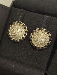 Chanel Leather Chain Earrings 皮穿鏈耳環