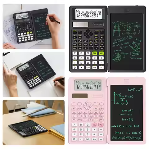 6.5-inch Writing Tablet 82MS Scientific Calculator 82MS 240 Function 2-In-1 Foldable Writing Tablet