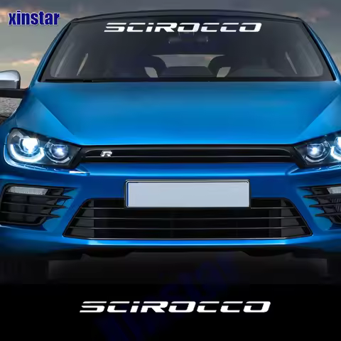 Car Front Windshield Windows Sticker For VW Volkswagen R SCIROCCO