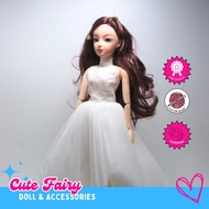 BJD Doll fashionista doll dress handmade doll party dress BJD 30 - White