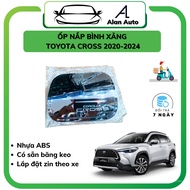 Gas cap cover for Toyota Cross 2020-2024, Chrome-plated ABS plastic material