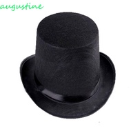 AUGUSTINE Magician Top Hat 1pc Role Play Fedora Hat Fancy Dress Costume Cosplay Retro Top Cap