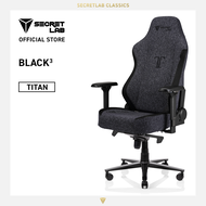 Secretlab TITAN Classic เบาะผ้า SoftWeave™️— สีดำ³ (Black³) เก้าอี้เกมมิ่ง