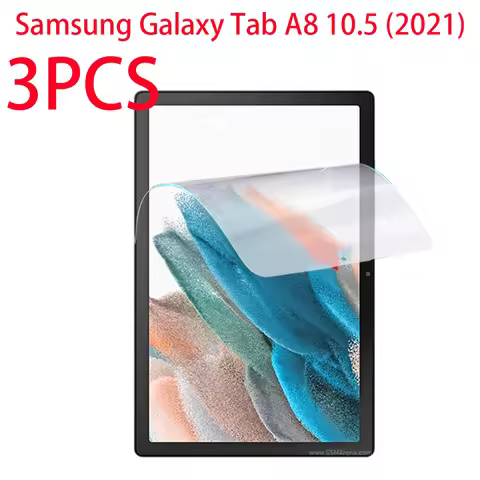 3PCS PET Soft Screen Protector For Samsung Galaxy Tab A8 10.5 (2021) SM-X200 SM-X205 Tablet For Tab 