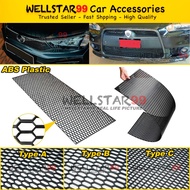 Universal Black ABS Plastic Racing Honeycomb Mesh Grill Spoiler Bumper Vent jaring viva myvi bezza s