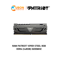 RAM(แรม) PATRIOT VIPER STEEL 8GB DDR4 [1x8GB] 3200MHZ
