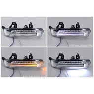 Toyota Prius 10-15 Side Mirror Signal w Light bar & LED Foot Lamp [ 1 Pair Left & Right ]