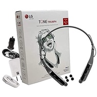 LG Tone HBS-510 Triumph Black - Bluetooth Wireless Stereo Headset 510 with 1.2Amp Quick Wall/Car Cha