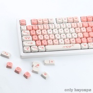 NEW PBT Keycaps Sakura Theme Keycaps MOA Profile for Cherry Gateron MX Switches  Adapts Alice Keyboa