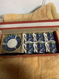 皇瓷 杯盤6件組