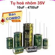 (10C) Capacitor, 35V pin aluminum capacitor