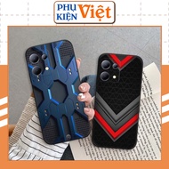 Oppo Reno 13 / 13 Pro / 13F case with strong network pattern, square edges, machinery