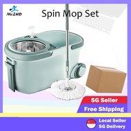 🔥SG ShipReady🔥Spin mop Set | Spin Rinse Dry | Refillable Mop