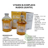 Vitamin B Complex Injeksi Hewan Ternak Atau Obat Suntik Untuk Meningkatkan Produktifitas Dan Imun Pa