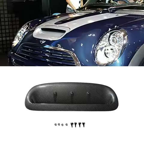 For BMW Mini Cooper S R53 R50 (After June 2002) 2002 2003 2004 2005 2006 Glossy Black Front Air Hood