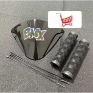 BMX bicycle visor, pnp handgrip package, BMX hologram sticker, BMX bicycle front visor