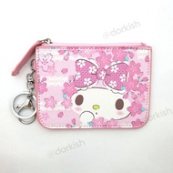 Sanrio My Melody Cherry Blossom Ezlink Card Pass Holder Coin Purse Key Ring