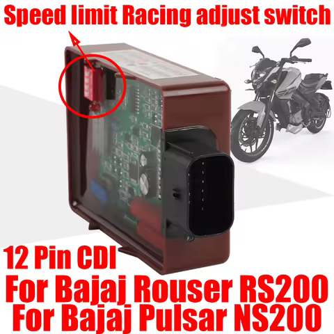 Motorcycle Adjustable Racing CDI Igniter Unit Speed ​​limit Ignition For Bajaj Rouser RS 200 RS200 J