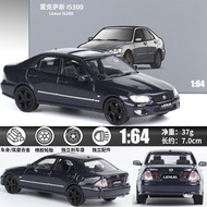 Model Xe Hơi JKM 1:64 Lexus IS300 Alloy Car Display Miniature Shark Bite Ground Diecast Model Car To
