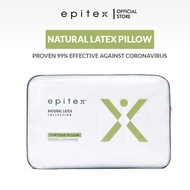 Epitex Vio Guard Anti Bacterial Latex Contour Pillow | Comfortable Adult Pillow | Body Support Pillow