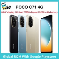 POCO C71 3GB+64GB | 4GB / 128GB |  6.88″ display, Unisoc T7250 chipset, 5200 mAh battery