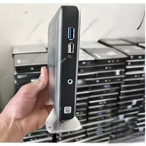J1800 Mini PC Low Power Industrial Computer Thin Client Portable Desktop ITX Micro PC Stable Dual Co