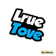 Kiss cut sticker - Lrue Tove | Dyslexia Meme