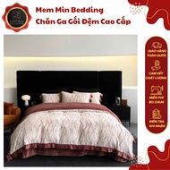 (L41168)Soft and Warm Premium Milk Velvet Bedding Set with Luxurious Exquisite Wide Edge - MemMinbed