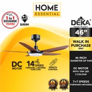 Deka Kronos 46" DC Motor 5 Blades Ceiling Fan F5DC BABY | F5DC BABY L