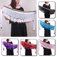 New Style Belly Dance Costumes Velvet Lantern Gold Coins Hip Scarf for Women