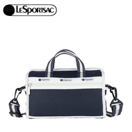 Lesportsac MINI DUFFEL CROSSBODY Tubular Shoulder Bag-Piping Deep Sea Blue