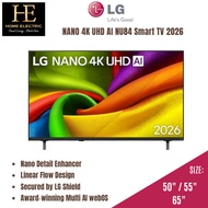 𝟐𝟎𝟐𝟔 𝐌𝐎𝐃𝐄𝐋 LG 50" / 55" / 65" / 75" / 85" NANO 4K UHD AI Smart TV NU845BP | NU855BP