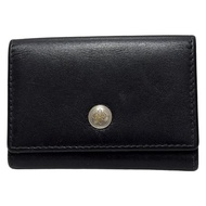 ETTINGER Coin Wallet Purse leather black Direct from Japan Secondhand