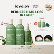 [Live Exclusive] lavojoy Hold Me Tight PRO 3in1 Set Shampoo + Conditioner + Scalp Essence | Anti Hai