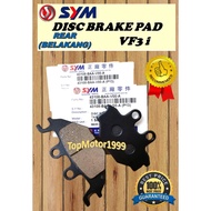 Disc Brake Pad VF3i / VF3I (Belakang) - SYM185 / 185CC / VF3I Motocycle Motorsikal Brek Pad / Disc Pad