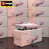 Betty Higher 1: 72 Cadillac Convertible Classic Car Sports Car Pink Simulation Alloy Collection Toy 