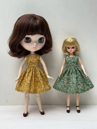 適合 Licca 和 Blythe 娃娃的 Tiny Charmer 連身裙圖案。