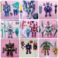Bandai 2nd LBX, complete parts, no box, no books - Lot 2 (With Achilles D9, Magna Orthus, Odin MK2, 