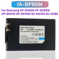 1-2Pcs IA-BP80W Battery Camera Battery BP80W IA-BP80W Li-ion Camera Battery For Samsung SC-D381 SC-D